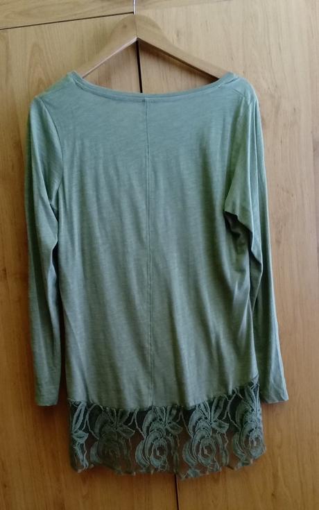 Olivový top  / tričko k leginám, bonprix,42