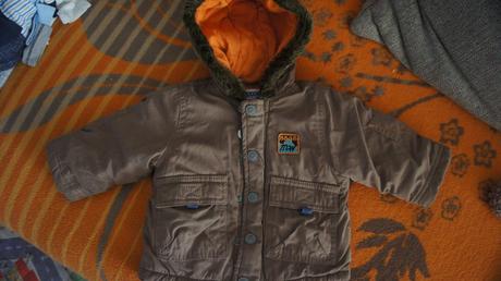 Zimná bunda hnedá, baby,68