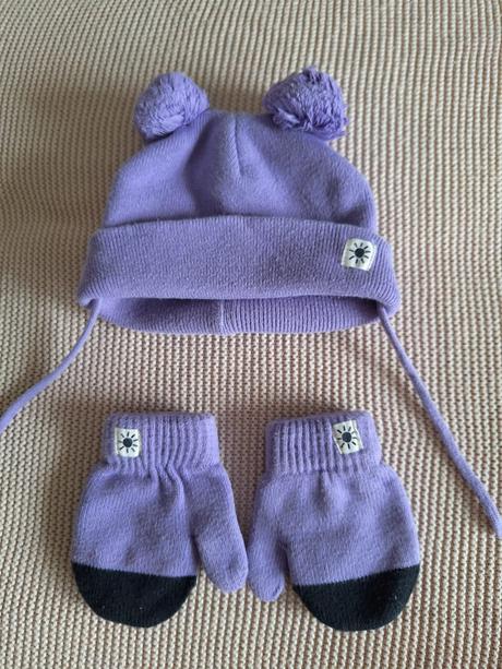 Lindex set ciapka a rukavice, lindex,56
