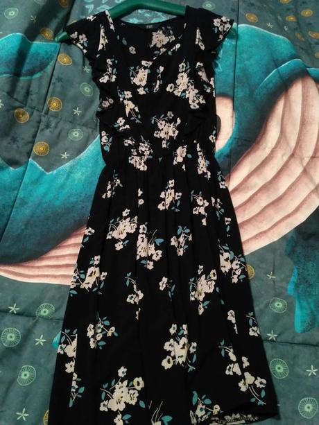 F&f letné kvetinové šaty z viskózy, f&f,xs