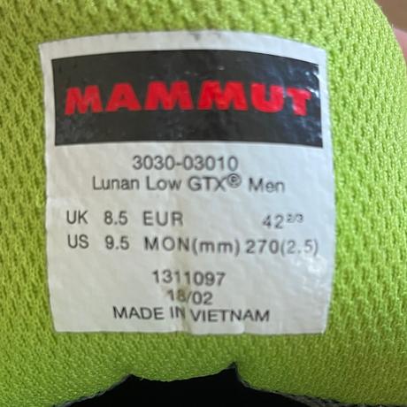 Turistické topánky, mammut,42