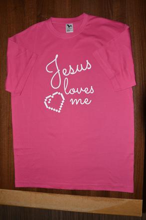 Tričko ježiš ma miluje, 110 - xxxl