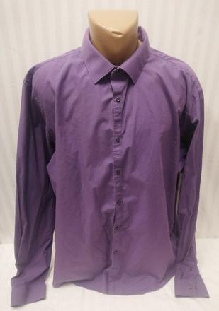 Pánska fialová košela, next, xxxl, next,xxxl