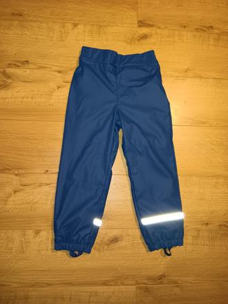 Oteplené, pogumované nohavice, 122