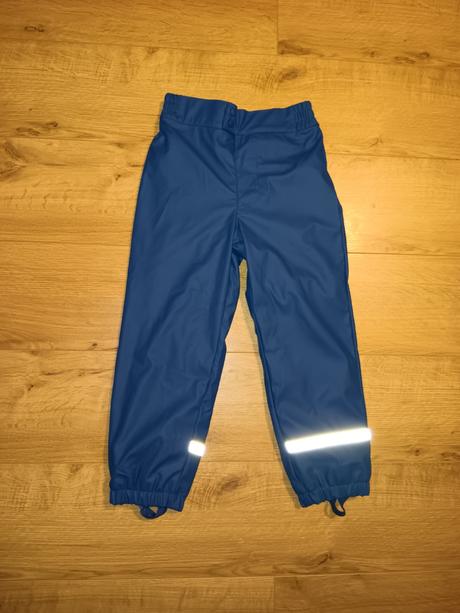 Oteplené, pogumované nohavice, 122