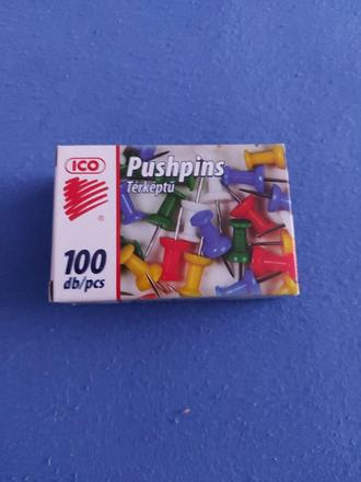 Pripinačky na korkovú tabulu,
