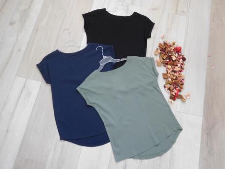 Tričká 3x bavlnené dámske, s/m, s