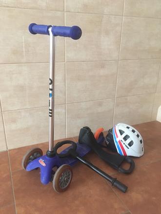 Mini micro 3v1 + prilba gratis, micro