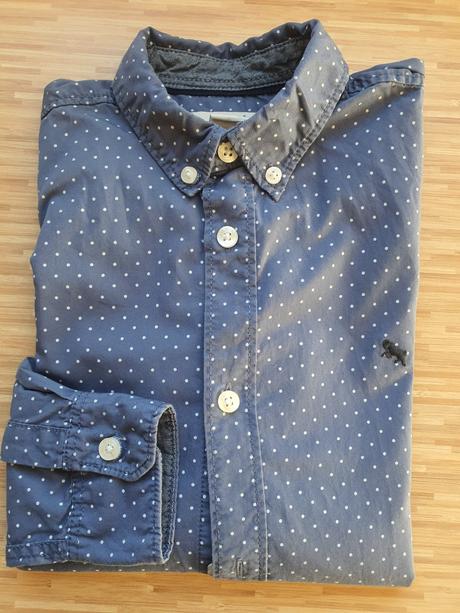 Bodkovana košeľa, h&m,140