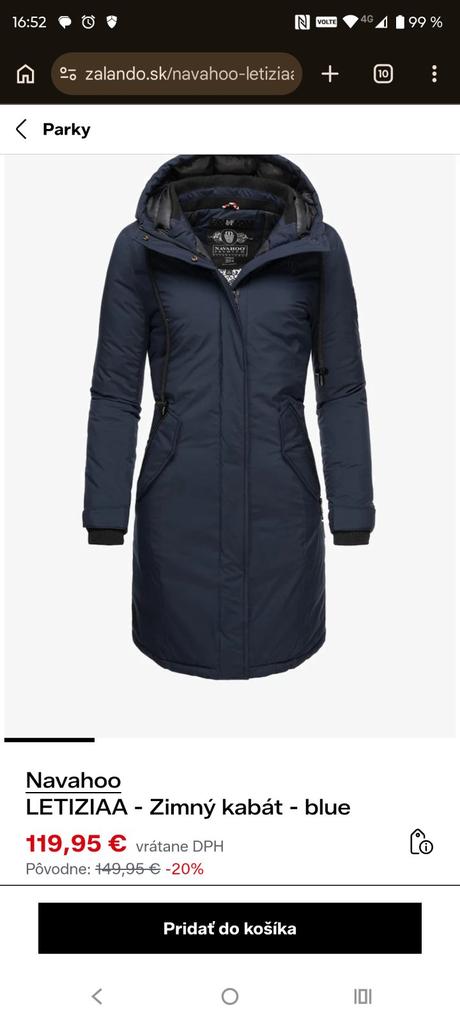 Navahoo zimná bunda dámska, xxl