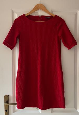 Červené minišaty, c&a, s/36, c&a,s