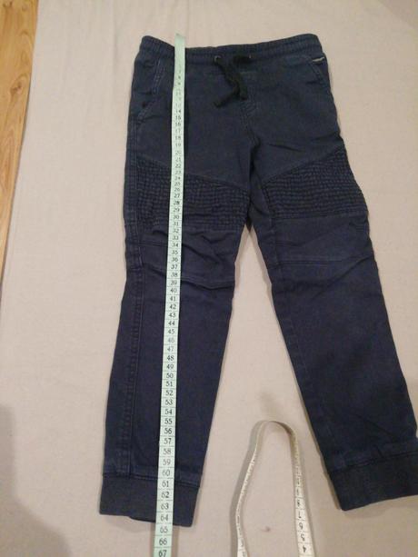 Jogers nohavice riflove, h&m,110