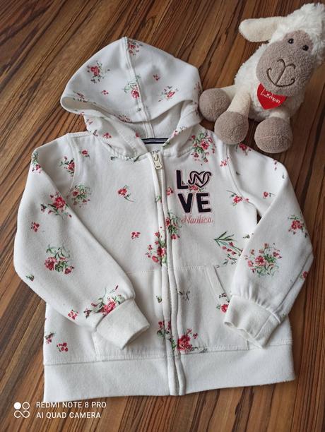 Nautica kvetovaná mikina - 3 r., 98