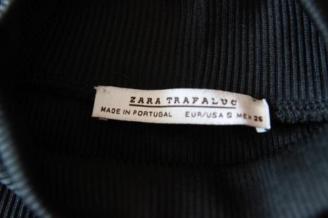 Čierne body tričko, zara s, zara,s