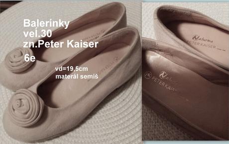 Dievčenské balerínky veĺ.30, 30