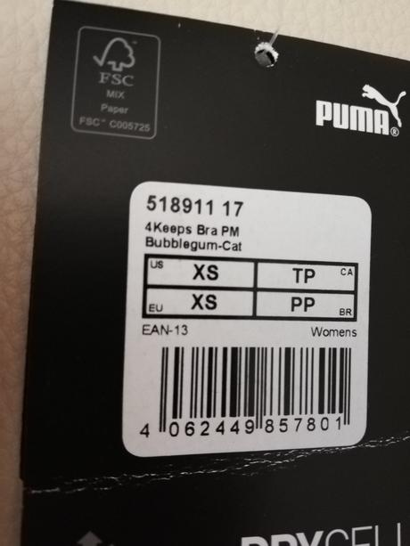 Športová podprsenka, puma,xs