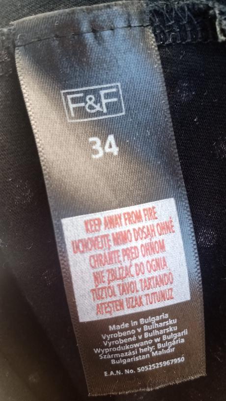 Šaty f&f s postovnym, f&f,34