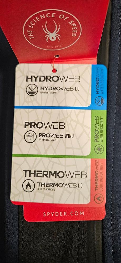 Spyder softshell nepremokavá bunda 18-20 rokov, 188 / s / xs