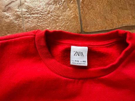Červená mikina zara, zara,152