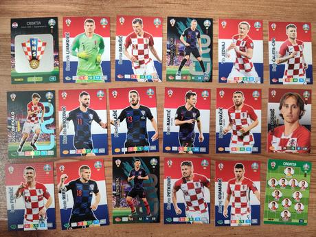 Futbalové kartičky panini me 2020 - euro 2020,