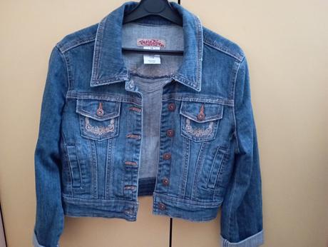 Krátka riflová bunda, m