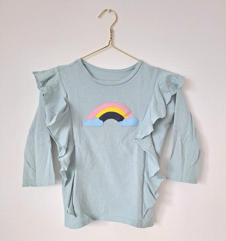 Pískacie volánové tričko, 122, 122