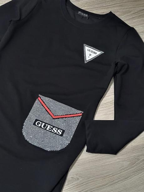 Predĺžená mikina guess l/xl, guess,l