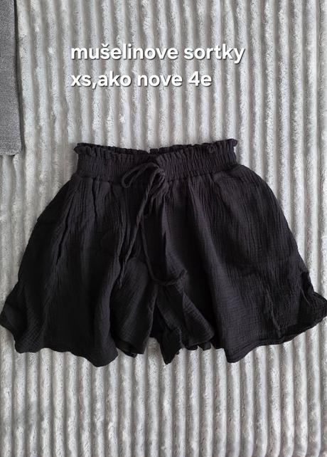 Mušelinove šortky, gate,xs