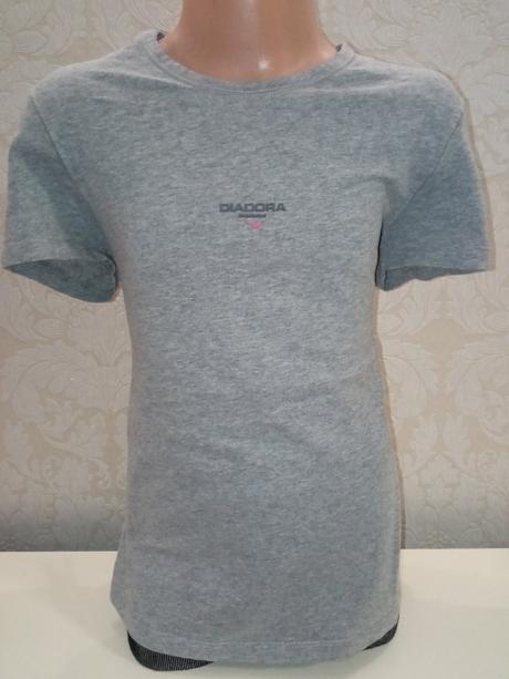 Sivé tričko krátky rukáv diadora (128), diadora,128