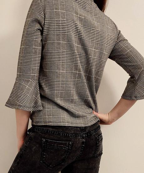 Mikina h&m so vzorom kohútia stopa, h&m,s