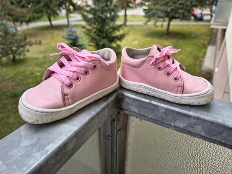 Kožené topánky pre prvé kroky zn.rak veľ.19, rak,19