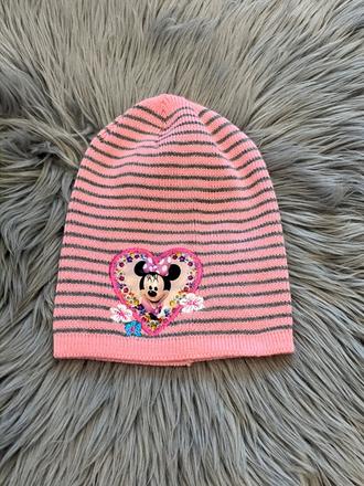 Dievčenská prechodná čiapka minnie ružová, 104