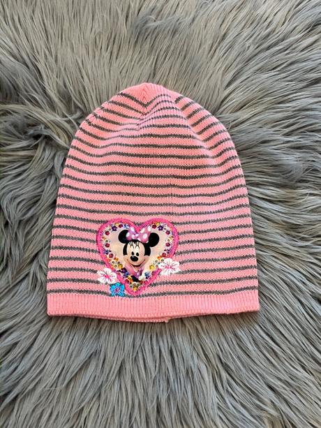 Dievčenská prechodná čiapka minnie ružová, 104