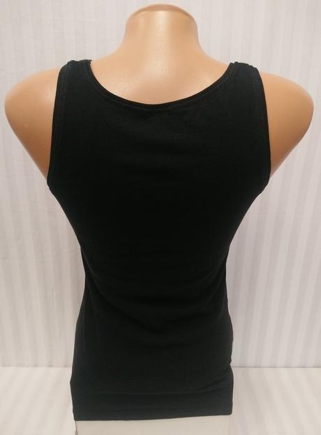 Dámsky elastický čierny top, esmara, xs/s, esmara,s