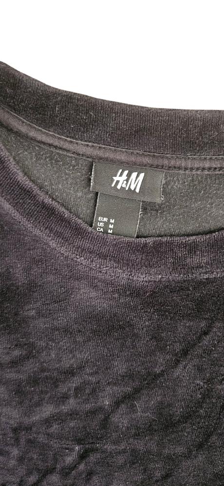 Pánska velúrová mikina h&m vel.m, h&m,m