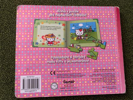 Puzzle knižka hello kitty, 