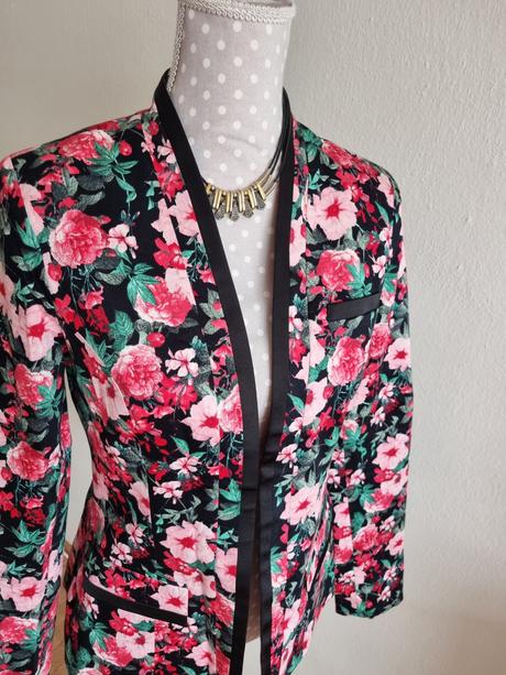 Kvetovane sako bez zapinania orsay m, orsay,m