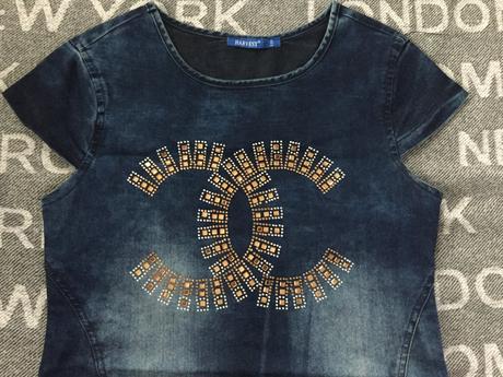 Damske riflove saty, 40