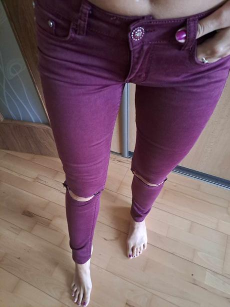 Bordove rifle damske vel. 30, 30