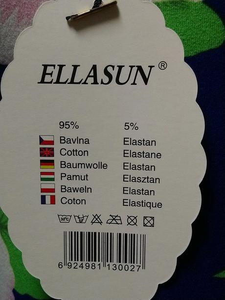 Dámske modré elastické legíny, ellasun, veľ. m/l, l