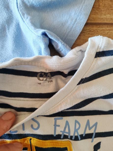 Tričko 3ks, c&a,122