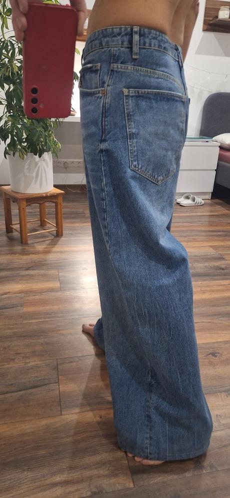 Široke rifle baggy zara vel 40/42, zara,40