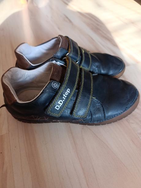 Kožené prechodné topánky d.d.step, d.d.step,35
