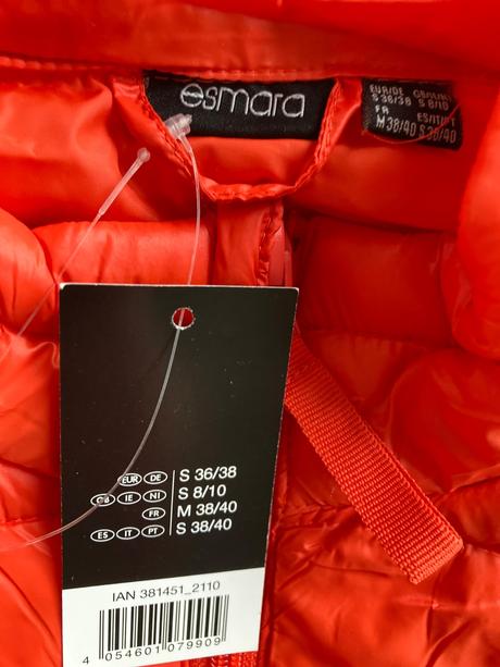 Prešívaná vesta nova, esmara,36 / s