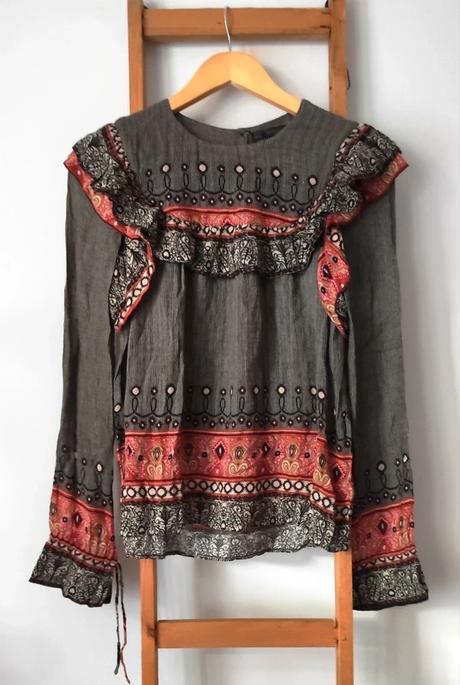 V štýle boho k širokým nohaviciam, zara,s