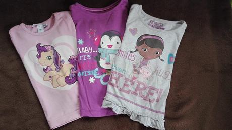 Tričká 3 ks, lupilu,92