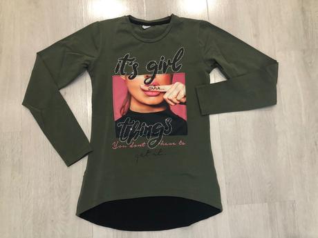 Tričko s predĺženou zadnou stranou, 158