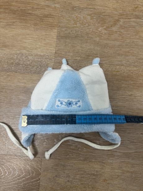 Modro-biela čiapočka 0-6m, 62