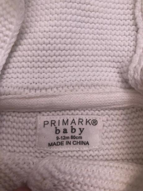 Pletený svetrík pre dievčatko, čo. 80 primark, primark,80