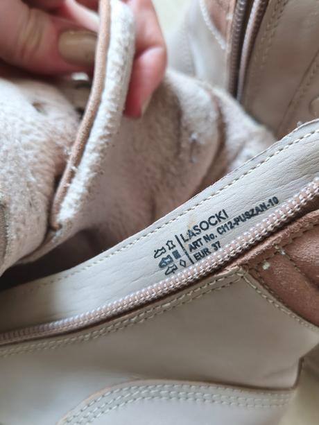 Zimné čižmy kožené lasocki 37vel., lasocki,37